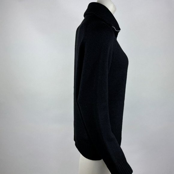 Amina Rubinacci Italy Full Zip Cardigan Women 48‎ US 8 EUC Long Sleeve Collared - Picture 5 of 11